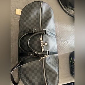 LOUIS VUITTON KEEPALL 55 Bando Bag 100% authentic